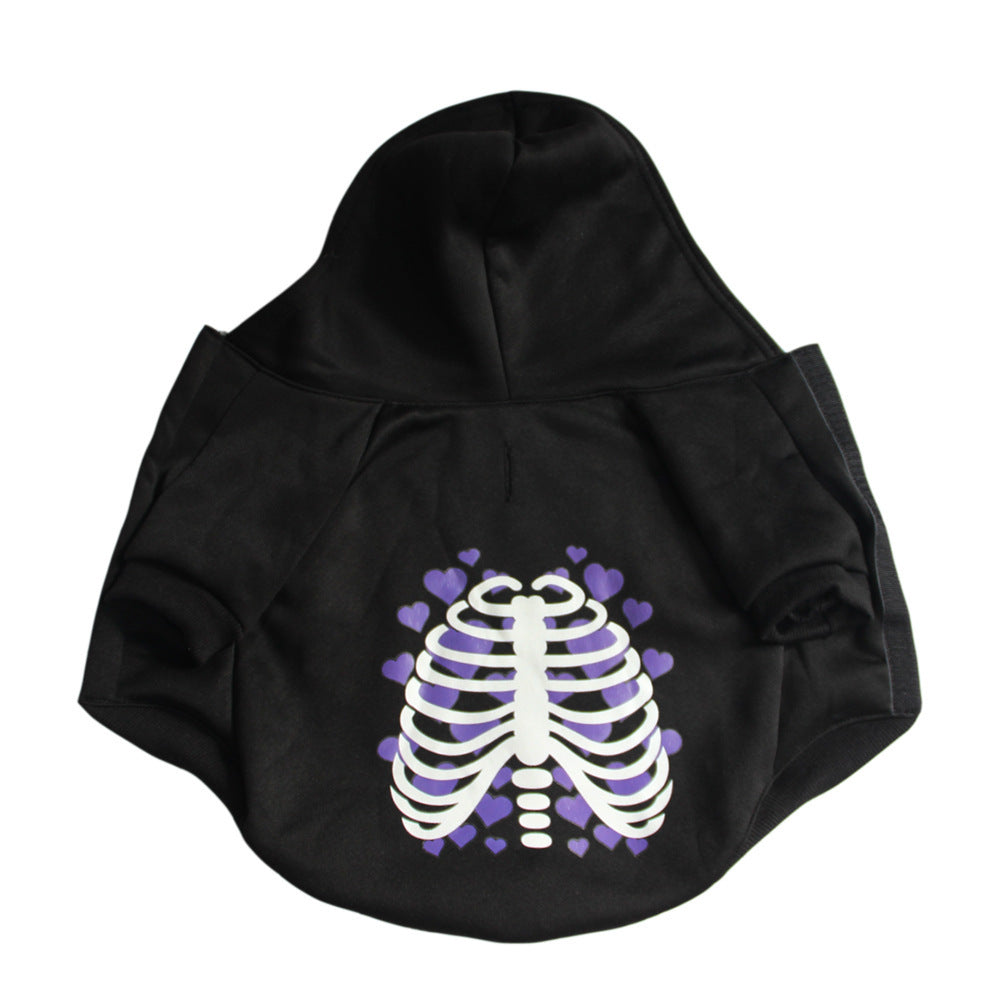 Pet Dog Autumn And Winter Warm Fleece Clothes Halloween